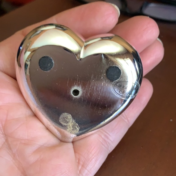 Heart silver table clock - Picture 4 of 4